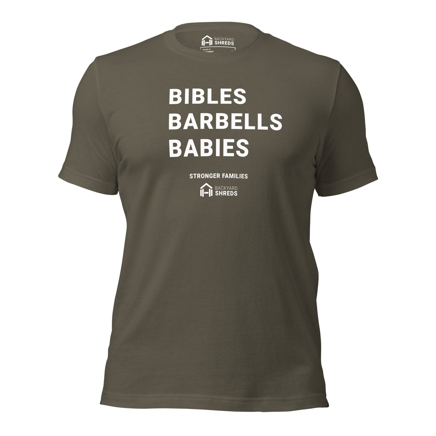 Bibles Barbells & Babies Tee