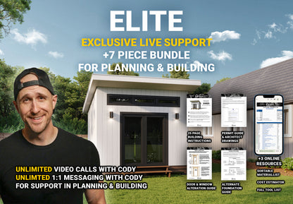 12x12 SHRED — DIY Home Gym Shed Building Plans