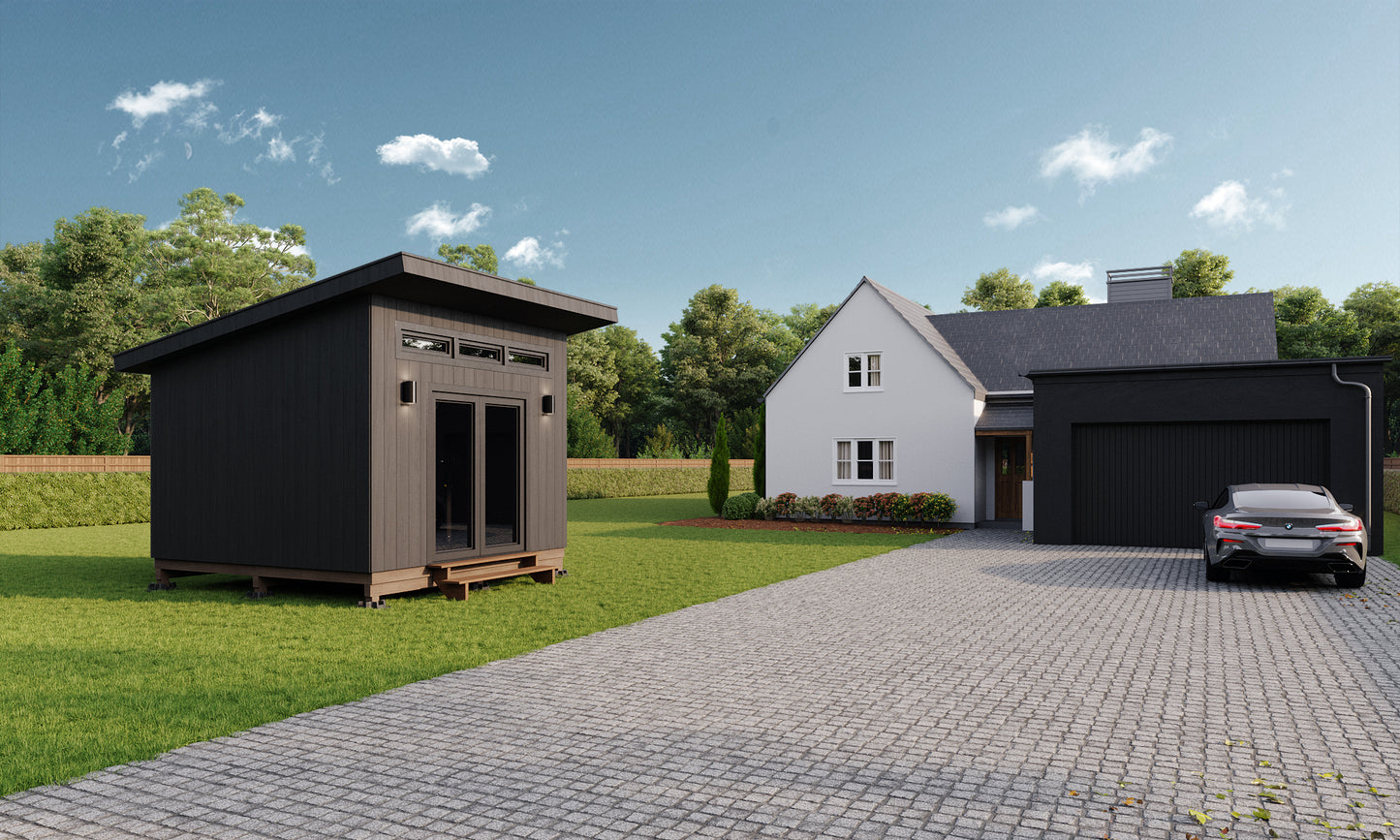 12x12 SHRED — DIY Home Gym Shed Building Plans