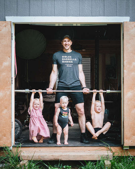 Bibles Barbells & Babies Tee