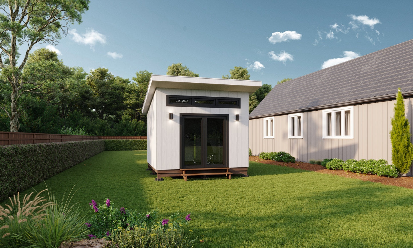 12x12 SHRED — DIY Home Gym Shed Building Plans