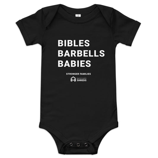 Bibles Barbells and Babies - Onesie